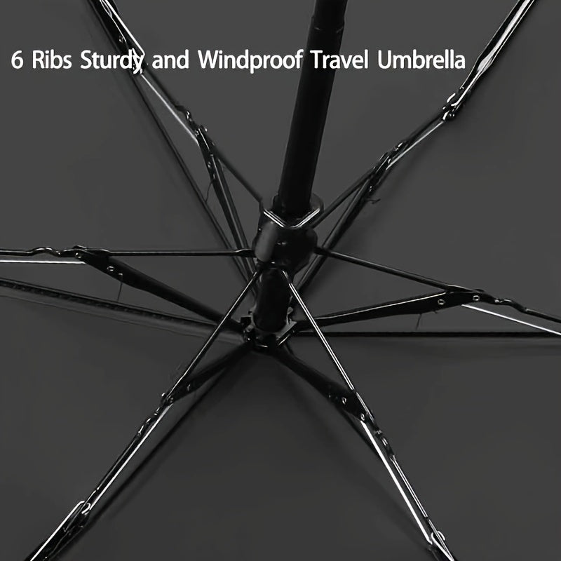 1pc Mini Travel Umbrella with Box, Lightweight Portable Manual Opening Umbrella, Small Compact UV Umbrella to Block the Sun, Suitable for Sunny and Rainy Days
