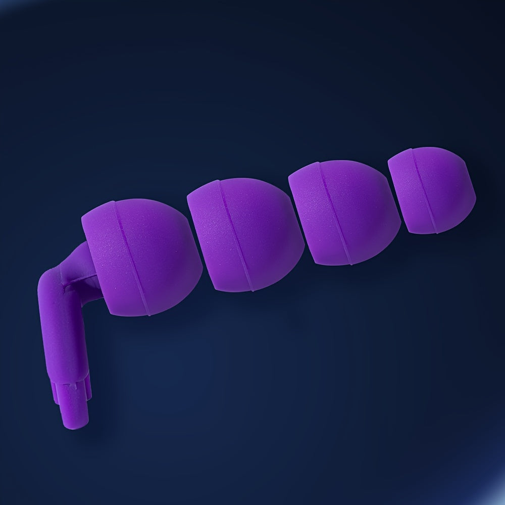 1 Pair Reusable Silicone Ear Plugs - Comfortable for Concerts, Sleep, Focus, And Travel with Storage Case
