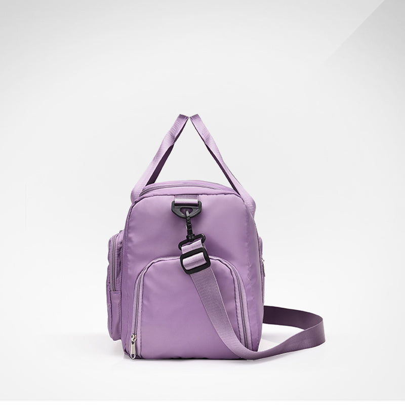 Unisex Large Capacity Travel Bag - Nylon, Gym Tote with Multiple Compartments, Adjustable Strap, and Durable Handles, Ideal for Women'S Duffle Bag, Gym Bag | Adjustable Strap Bag | Durable Handle Bag, Gym Bag