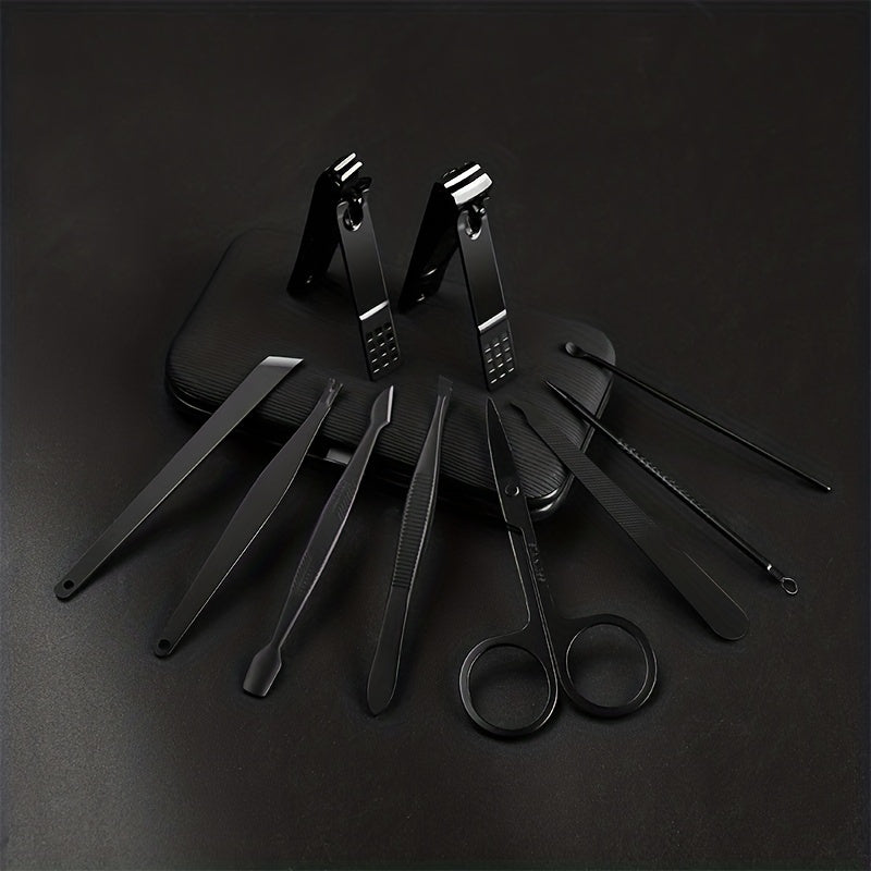 Nail Clippers Manicure Tool Set, With Portable Travel Case, Cuticle Nippers And Cutter Kit, Professional Nail Clippers Pedicure Kit, Grooming Kit For Travel