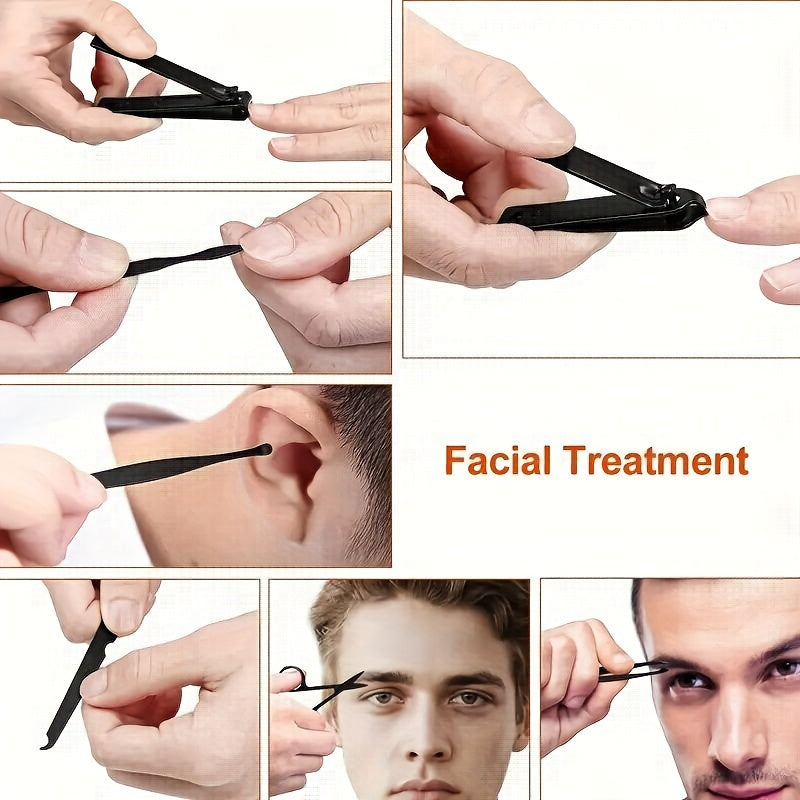 Nail Clippers Manicure Tool Set, With Portable Travel Case, Cuticle Nippers And Cutter Kit, Professional Nail Clippers Pedicure Kit, Grooming Kit For Travel