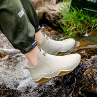 Trendy Outdoor Non-slip Rain Boots, Waterproof Shoes, Rain Shoes For Women & Men