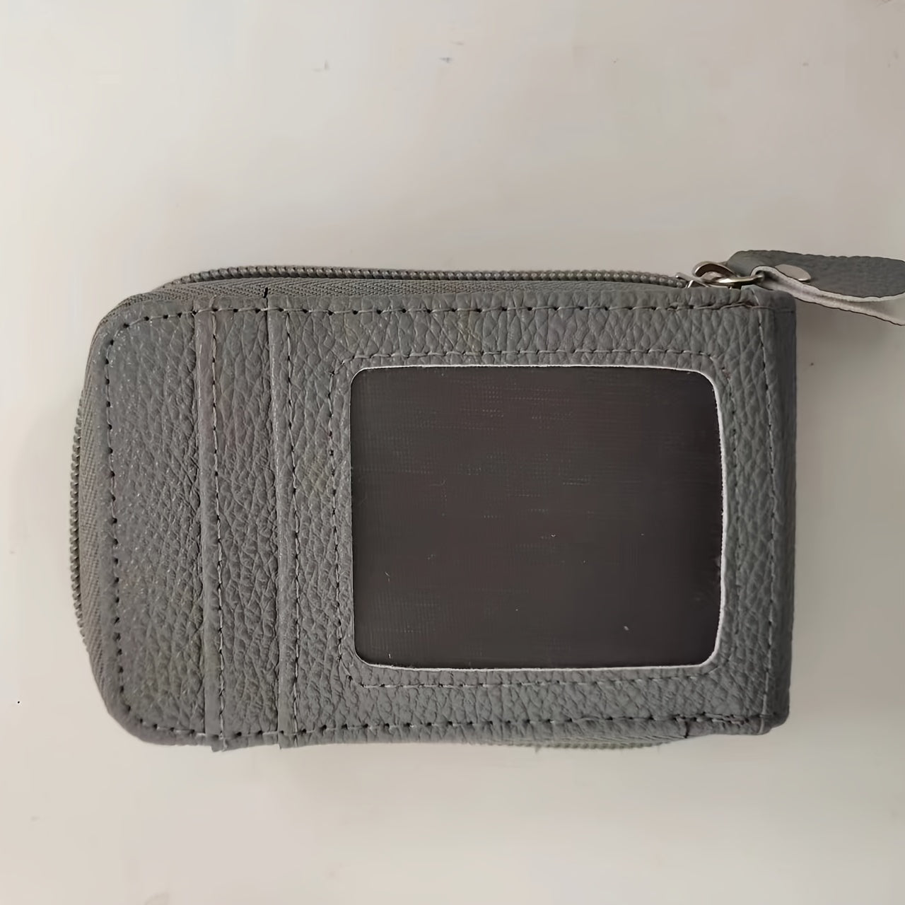 RFID Blocking Multi-Card Wallet with Zipper, Mini Coin Purse with Clear Window for Travel and Everyday Use