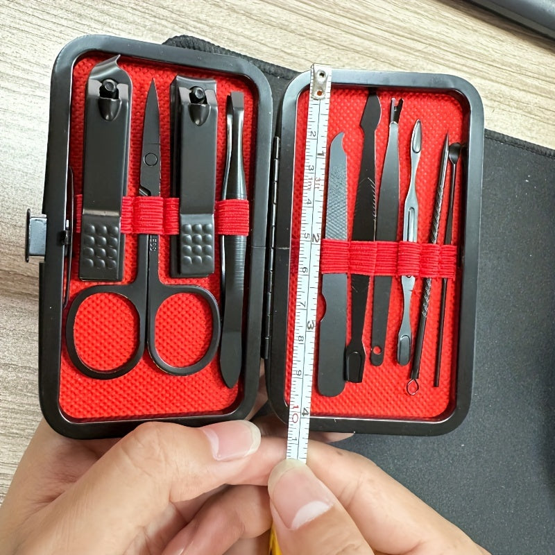 Nail Clippers Manicure Tool Set, With Portable Travel Case, Cuticle Nippers And Cutter Kit, Professional Nail Clippers Pedicure Kit, Grooming Kit For Travel