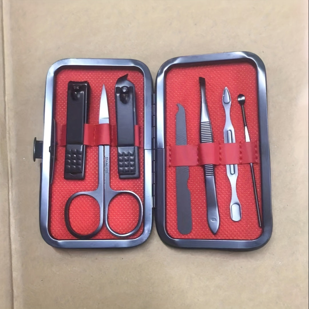 Nail Clippers Manicure Tool Set, With Portable Travel Case, Cuticle Nippers And Cutter Kit, Professional Nail Clippers Pedicure Kit, Grooming Kit For Travel