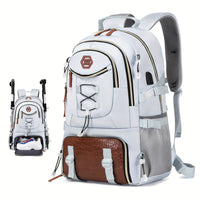 Outdoor Travel Backpack With Large Capacity For Sports Camping, Suitable For Men And Women With 17-inch Laptop Compartment