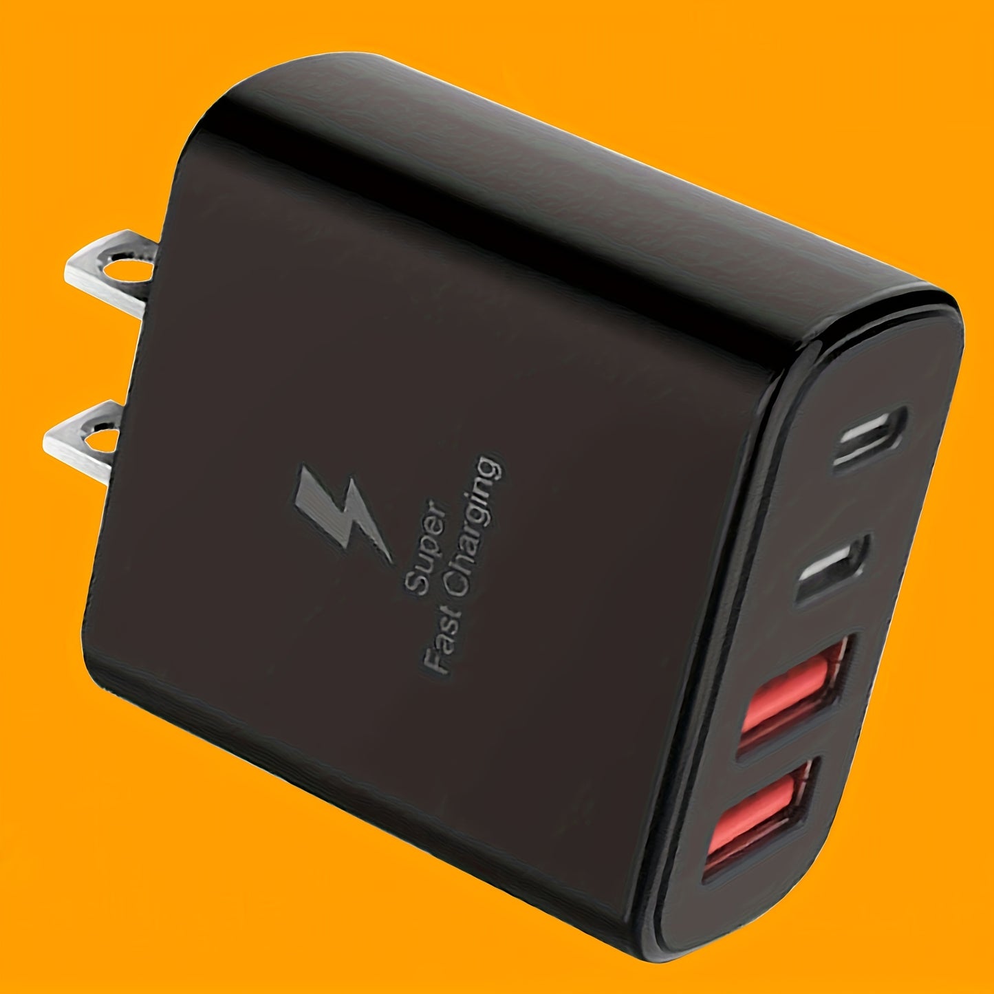 Rapid 65W USB-C Charger for iPhone 15/iPad - Travel-Friendly, Safe, and Universal Compatibility