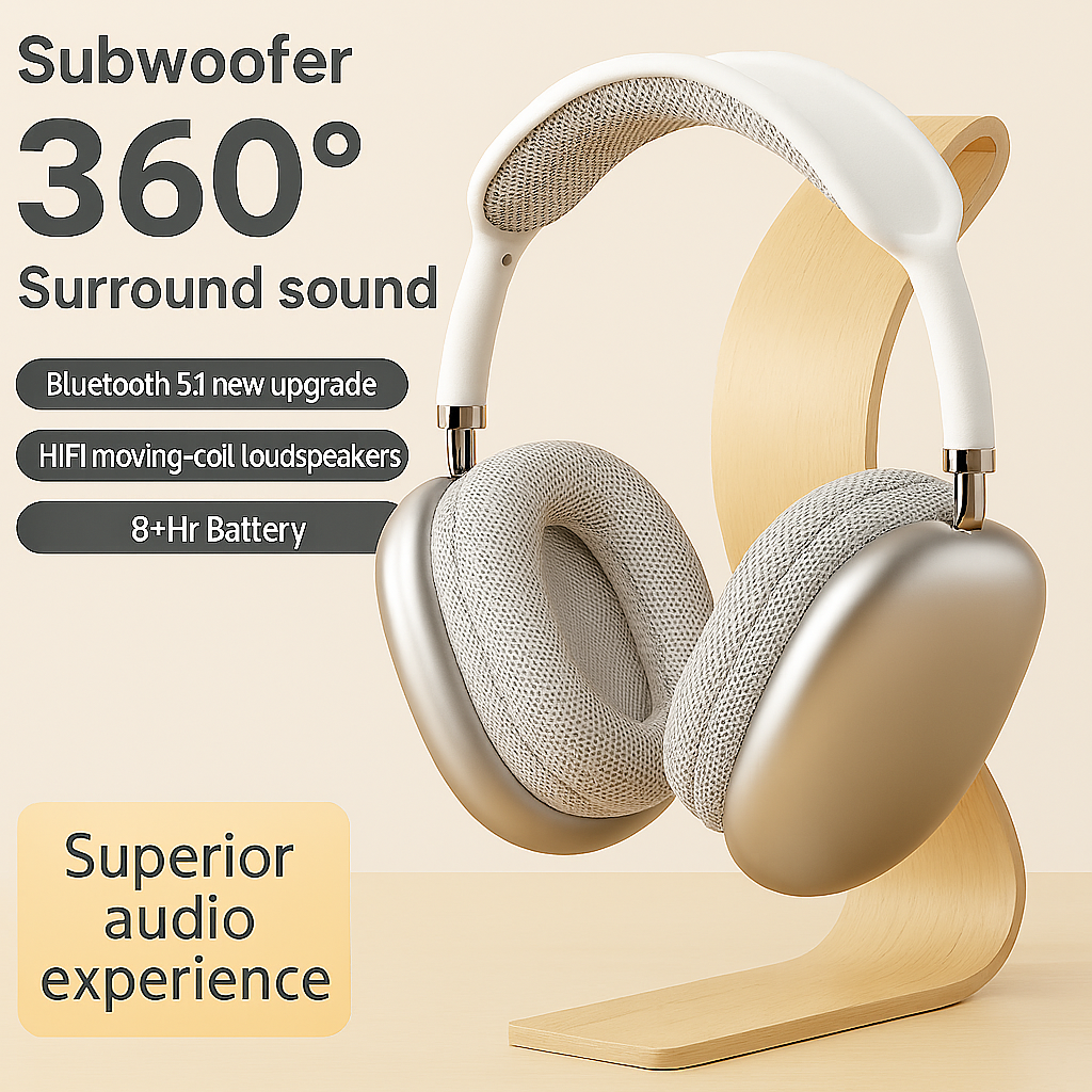 P9 Wireless Bluetooth Headset Outdoor Sports Gaming Wireless Headphones with Mic Noise Cancelling Earbuds Bluetooth Earphones