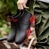 Trendy Outdoor Non-slip Rain Boots, Waterproof Shoes, Rain Shoes For Women & Men